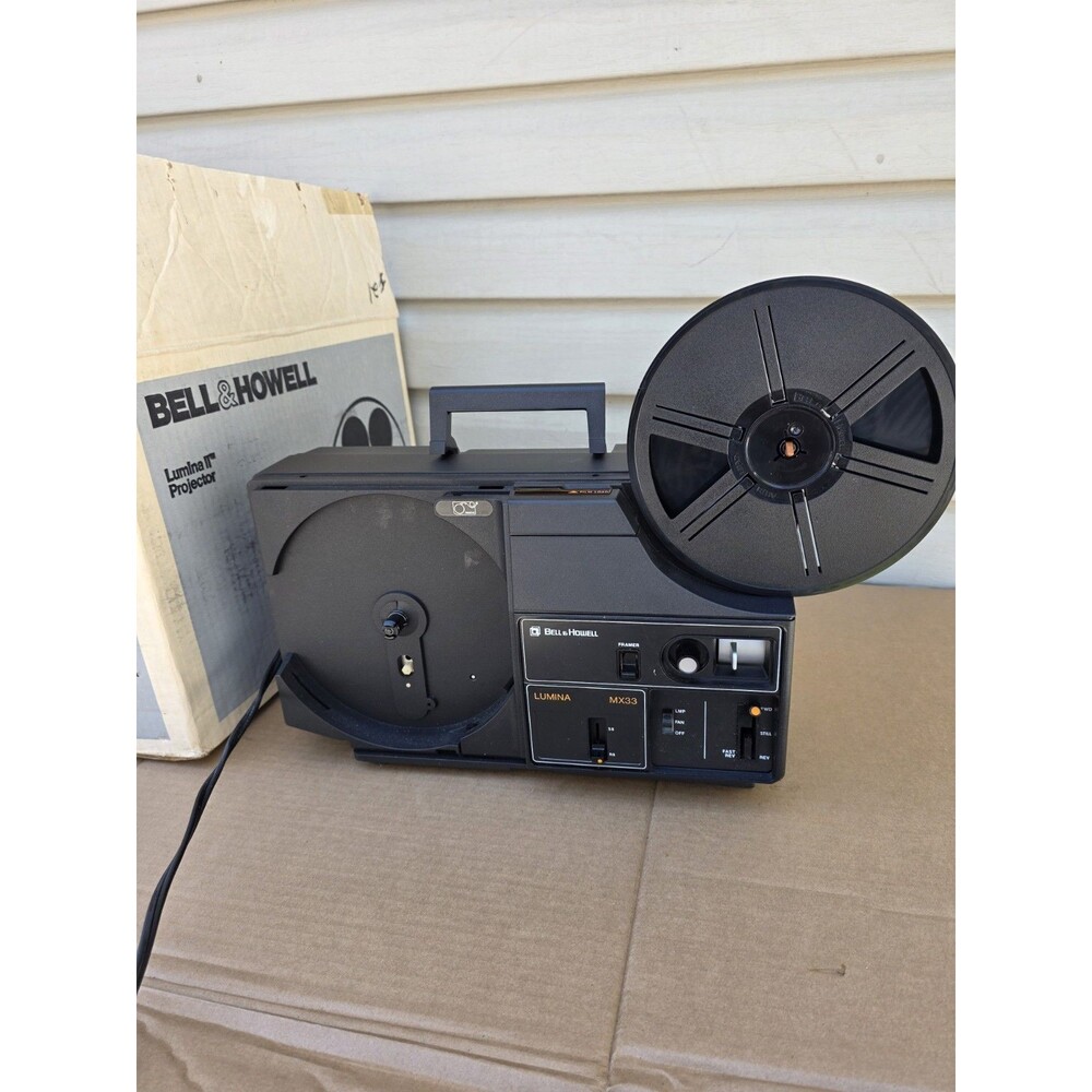 Bell & Howell Dual 8mm Projector Lumina MX33 And Bell & Howell  Moviemaker